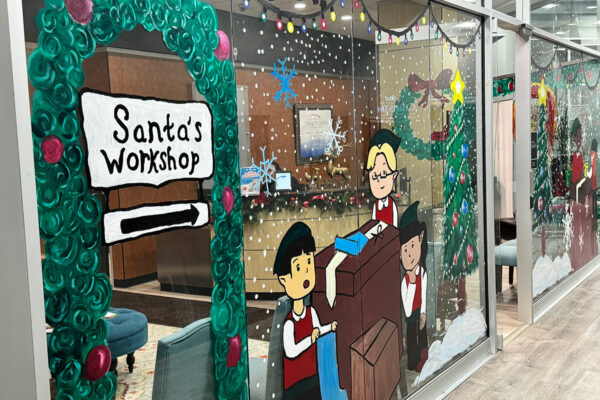 Santa’s Workshop Window